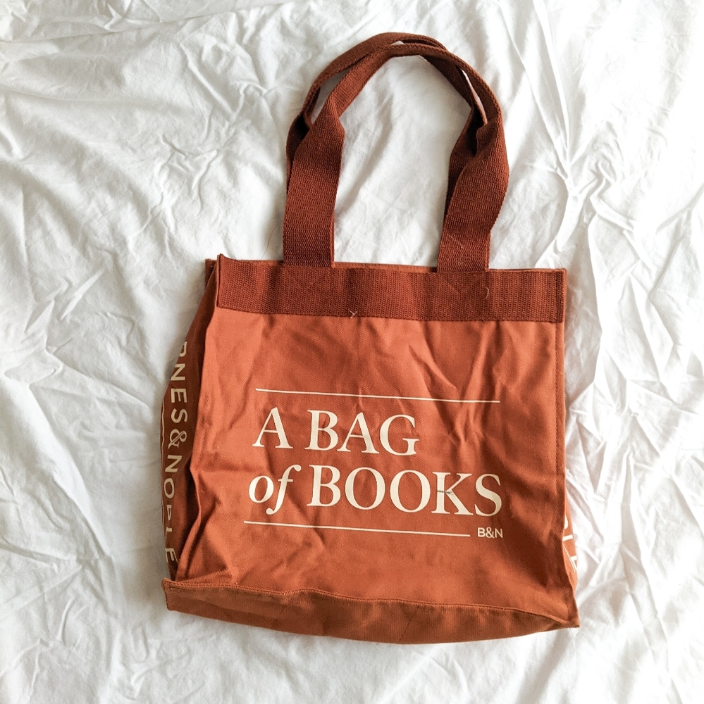 Barnes & Noble Terracotta Canvas Book Bag